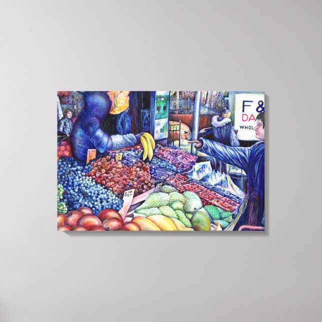 Endast för psykisk konsumtion canvastryck (Framsida)