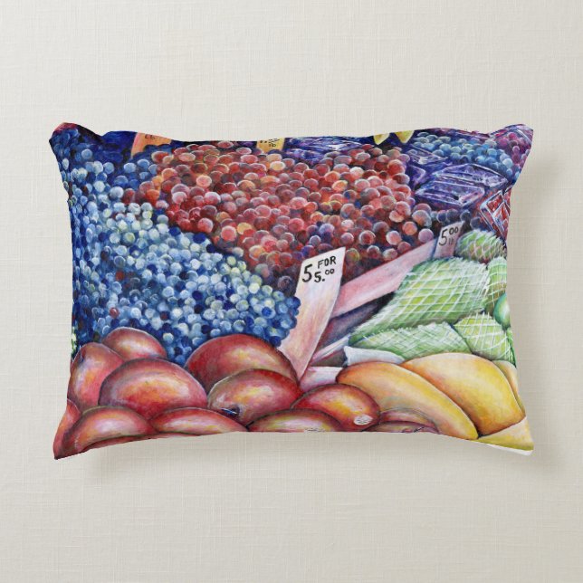 Endast för psykisk konsumtion prydnadskudde (Framsidan)