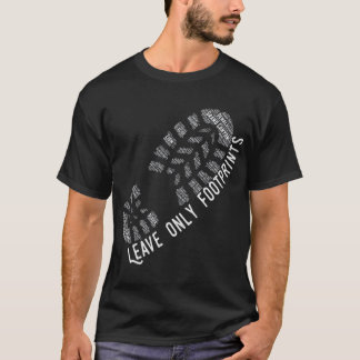 Endast fotavtryck i nationalparken Älskare Lämna T Shirt