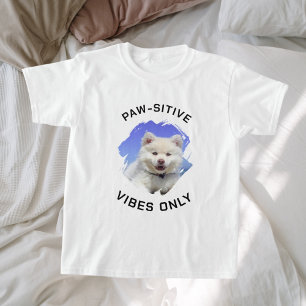 Endast fotoflicka från Tass-sitive vibes hund T Shirt