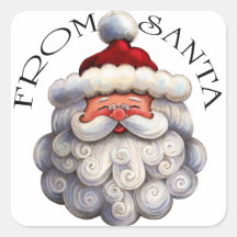 Endast från Santa Sticker