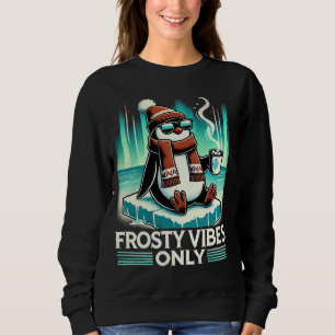 Endast Frosty Vibes - Släppt penguin för mysigt ti T Shirt