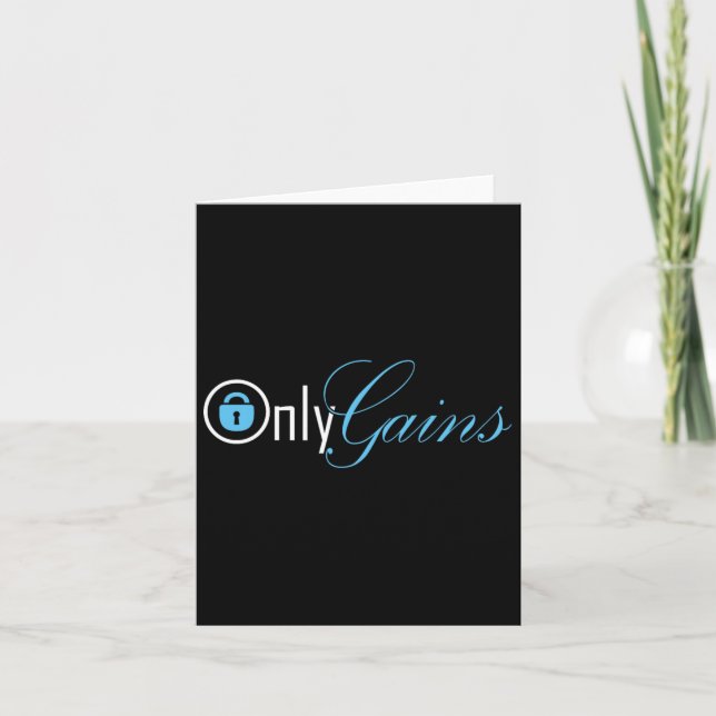 Endast Gains Fitness Studio 1 Kort (Framsida)