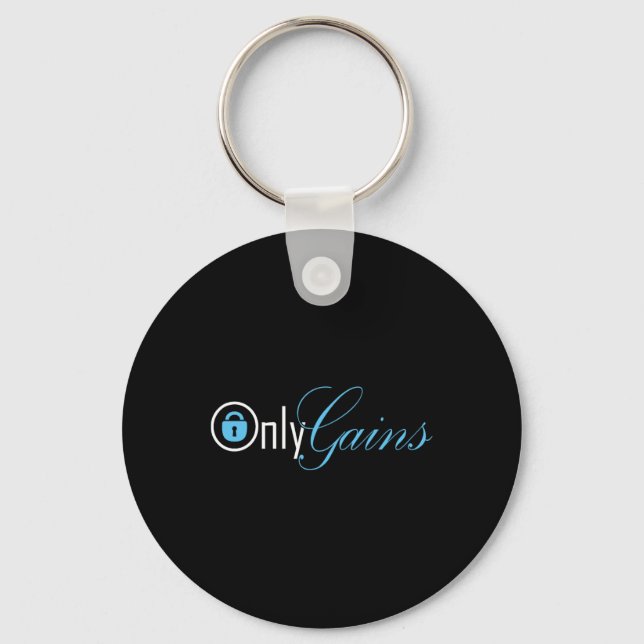 Endast Gains Fitness Studio 1 Nyckelring (Framsida)