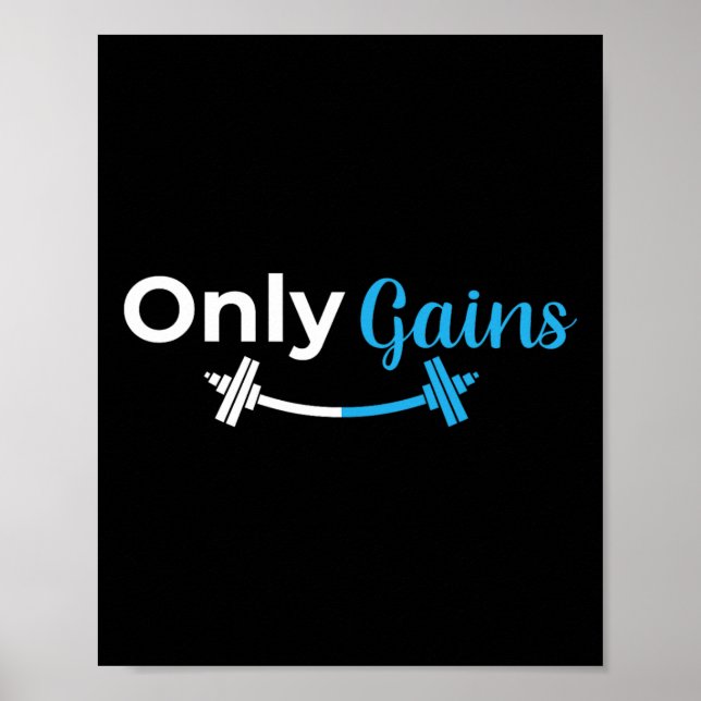 Endast Gains Gymyyyylofny Poster (Framsidan)