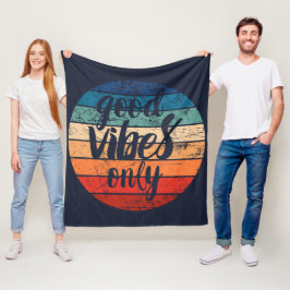 Endast Goda Vibrationer Fleecefilt