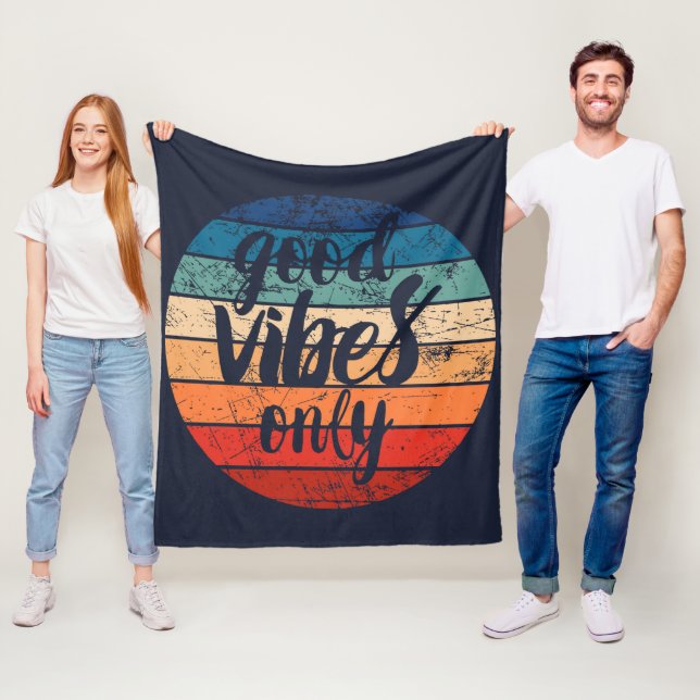 Endast Goda Vibrationer Fleecefilt (På plats)