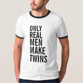 Endast gör den verkliga manar twillingar t-shirt