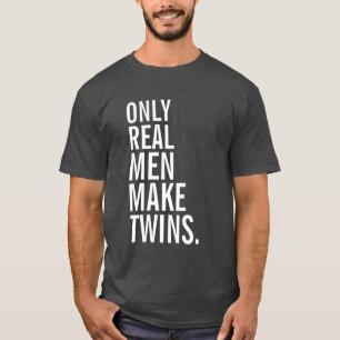 Endast gör den verkliga manar twillingar tee shirt