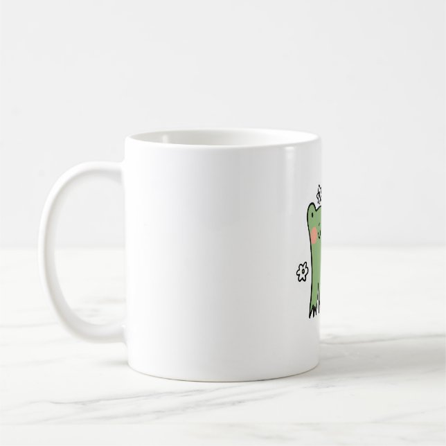 Endast grod-vibbar kaffemugg (Vänster)