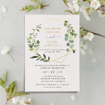 Endast Guld Geometric Greenery Bröllop Inbjudningar<br><div class="desc">Den här inbjudan till elegant och anpassade bröllop innehåller ett geometriskt guld ram, med vackert vattenfärgsgrönt löv, och har parats med ett nyktert kalligrafi och ett klassiskt serif-teckensnitt i guld och grått. Om du vill göra avancerade ändringar väljer du alternativet "Klicka för att anpassa ytterligare" under Anpassa den här mallen....</div>