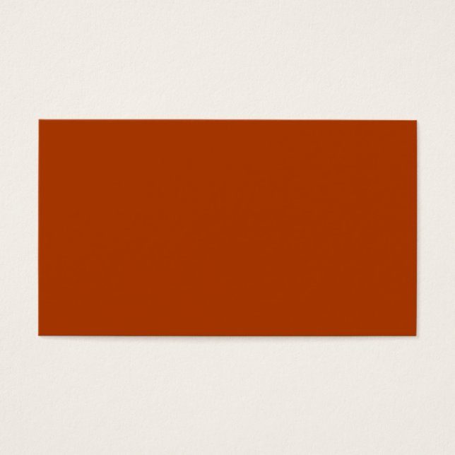 Endast Guld Orange för djuprost vid hösten, endast Visitkort (Framsidan)