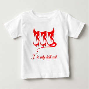 Endast halv ondska 333 t shirt