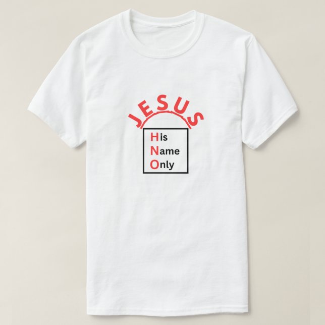 Endast hans Namn T Shirt (Design framsida)