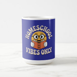 Endast homeschool Vibes Kaffemugg