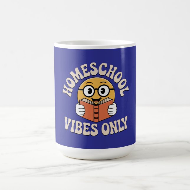 Endast homeschool Vibes Kaffemugg (Center)