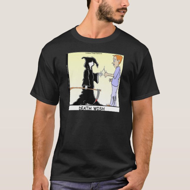Endast höns fruktar skörden rolig tee shirt (Framsida)