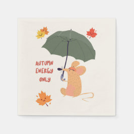 Endast höstenergi pappersservett