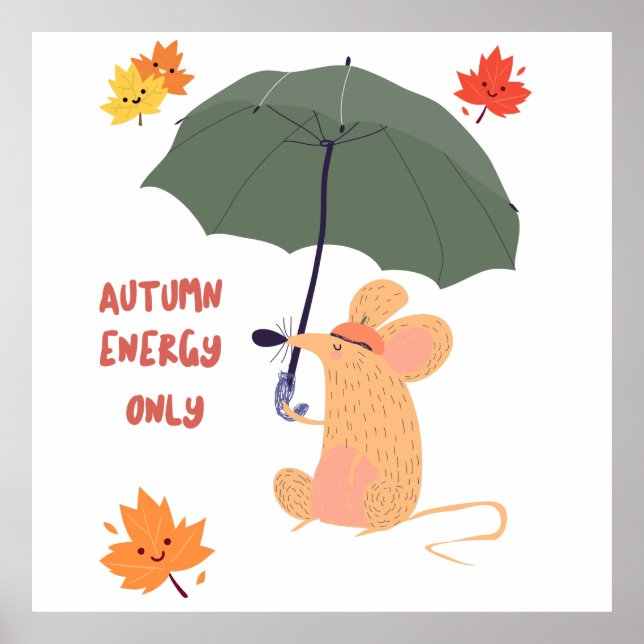 Endast höstenergi poster (Framsidan)