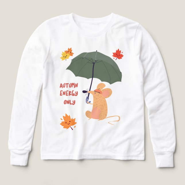 Endast höstenergi t shirt (Design framsida)