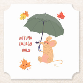 Endast höstenergi underlägg papper