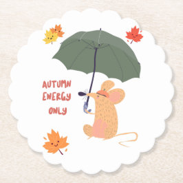 Endast höstenergi underlägg papper