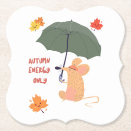 Endast höstenergi underlägg papper