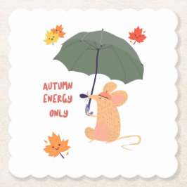 Endast höstenergi underlägg papper