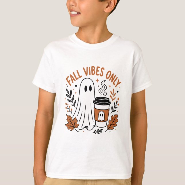 Endast höststämning spöke t shirt (Framsida)