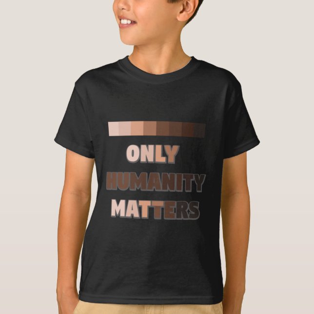 Endast humanity S Sticker T Shirt (Framsida)