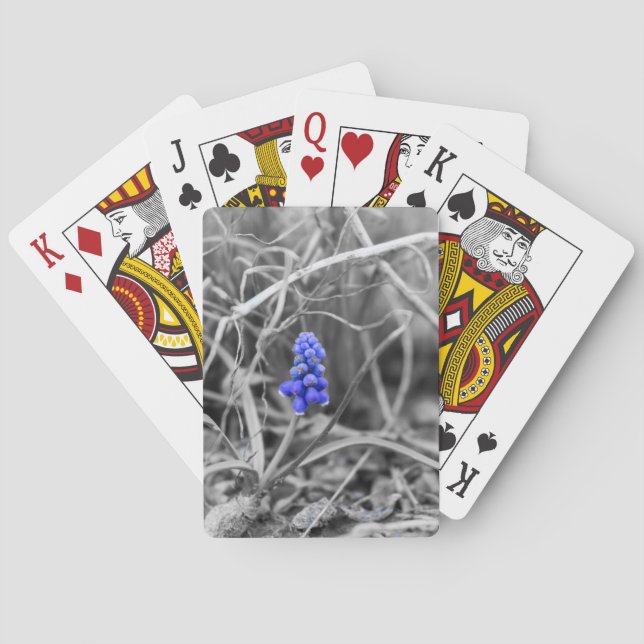 Endast hyacint Select Färg Spelkort (Baksidan)