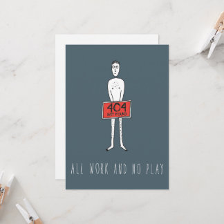 Endast i Silicon Valley-hälsningskort: Fel 404 Kort