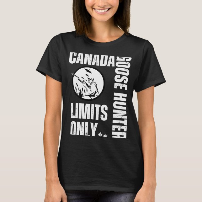 Endast jaktbegränsningar för gäss t shirt (Framsida)