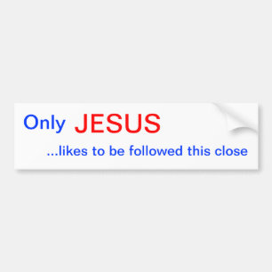 Endast JESUS Bildekal