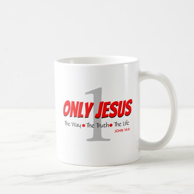 ENDAST JESUS Christian Kaffemugg (Höger)