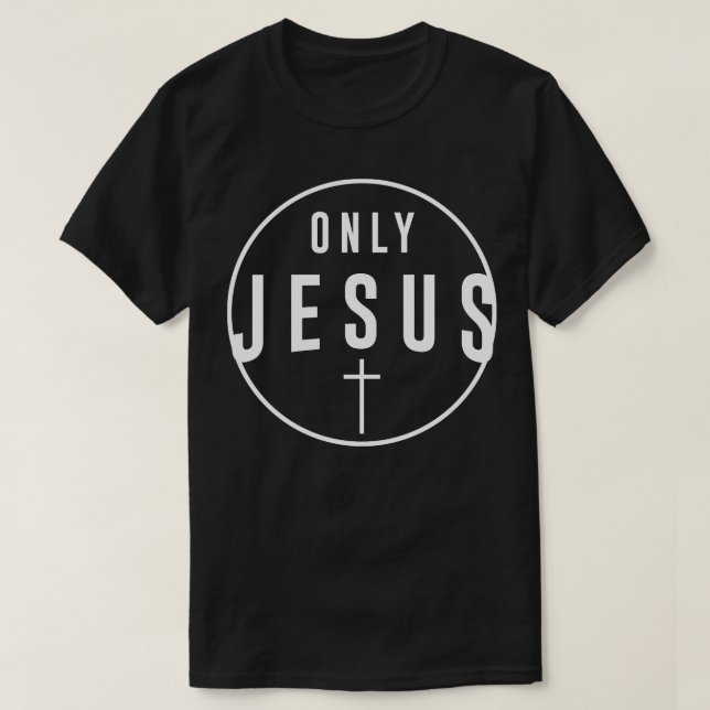 Endast Jesus Design 1 T Shirt (Design framsida)