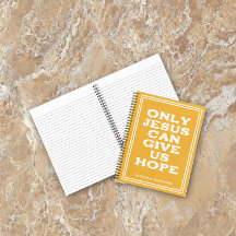 Endast Jesus kan Ge Us Hope Prayer Journal