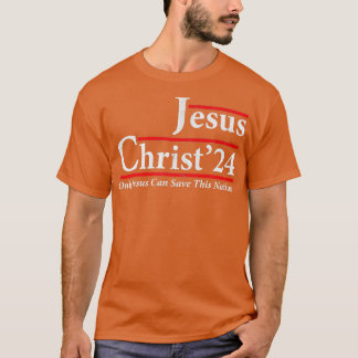 Endast Jesus kan Spara denna nation Jesus Kristus T Shirt
