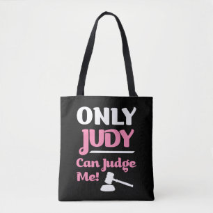 Endast Judy kan bedöma mig rolig hänger lös Tygkasse