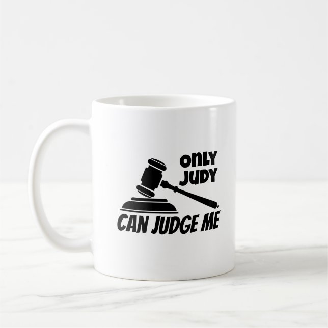 Endast Judy kan döma mig Kaffemugg (Vänster)