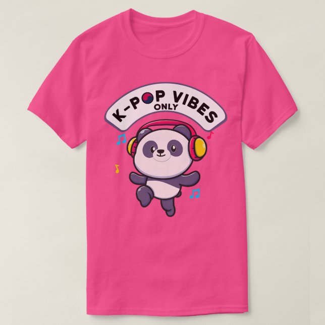 Endast K-pop Vibes - Koreansk poppmusik K-pop1548 T Shirt (Design framsida)