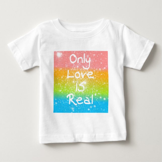 Endast Kärlek är Real T-shirt (Framsida)