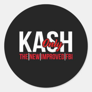 Endast Kash, den nye förbättrade Fbi-direktören Hu Runt Klistermärke
