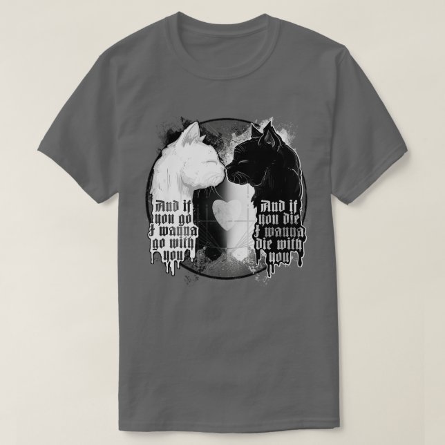 Endast katter t shirt (Design framsida)