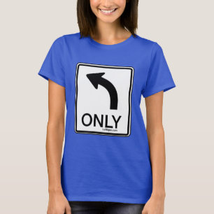 Endast lämnat funktionell demokrat t shirt