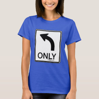 Endast lämnat funktionell demokrat t shirt
