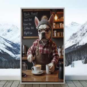 Endast lattes, Flanals och Bulldog Vibes Poster