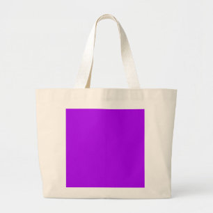 Endast Lila Fuchsia Neon Lila Färg Jumbo Tygkasse