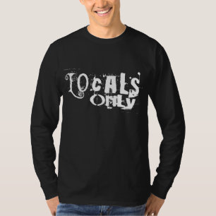 Endast lokal Mörk T-shirt