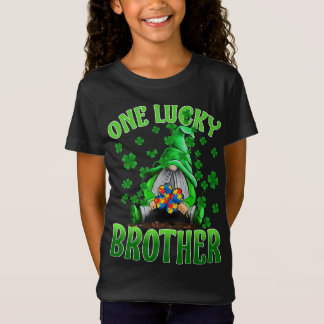 Endast Lucky Brother Gnomes Autism St patrick's da T Shirt